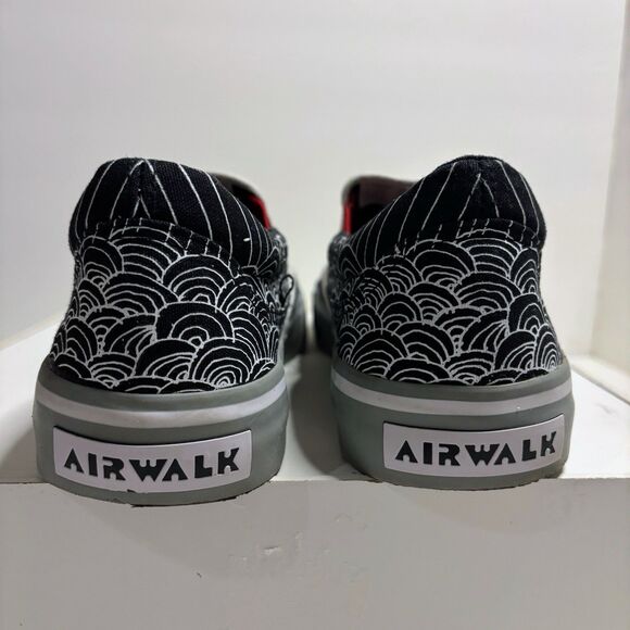 STPL x Airwalk Slip On Vintage 2009 Classic Shoe SKATE Wearable Art Jeff Staple main image 6